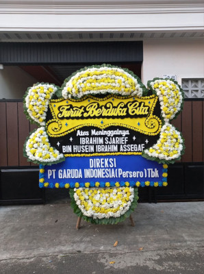 Papan Bunga Duka di Mayang